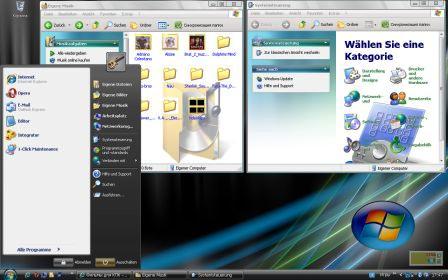 Темы для Windows XP в стиле Vista